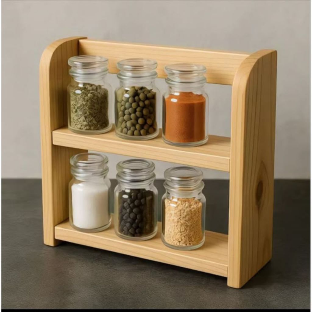 RAK BUMBU DAPUR/RAK KOPI DAN GULA/FURNITURE DAPUR