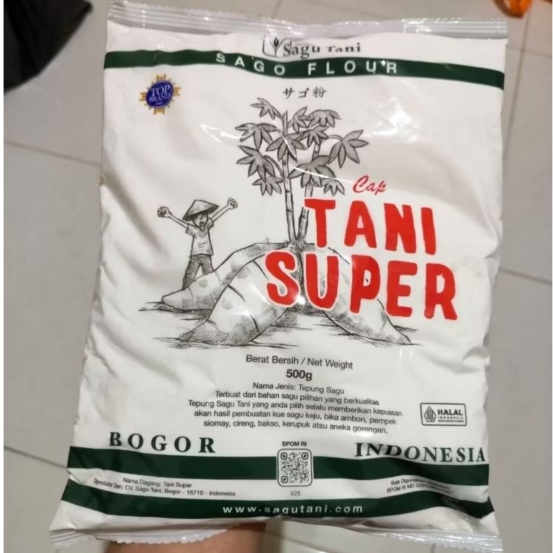 Tepung Sagu Tani / Tepung Sagu Cap Tani Super / Sago Flour / Tepung Kanji
