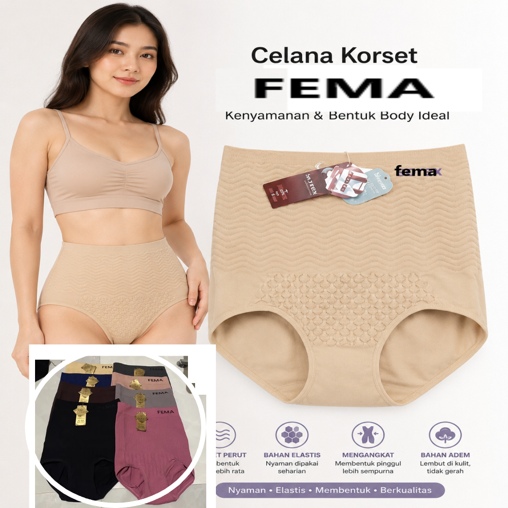 CD WANITA RAJUT SPANDEX NILON BESAR TINGGI BB 50 SAMPAI 70kg