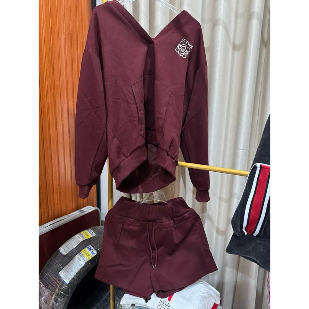 Oneset Premium BKK Loewe Maroon - Jarinya
