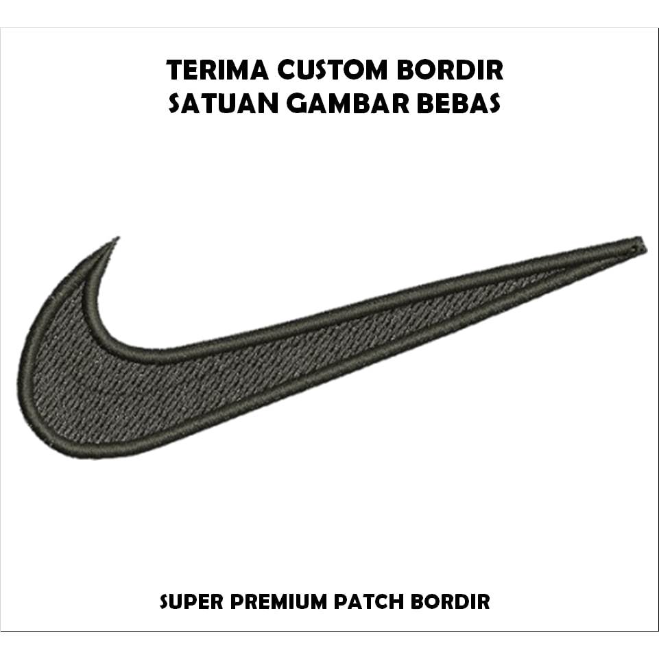 002 EMBLEM PATCH BORDIR LOGO NIKE - CUSTOM BORDIR SUMEDANG