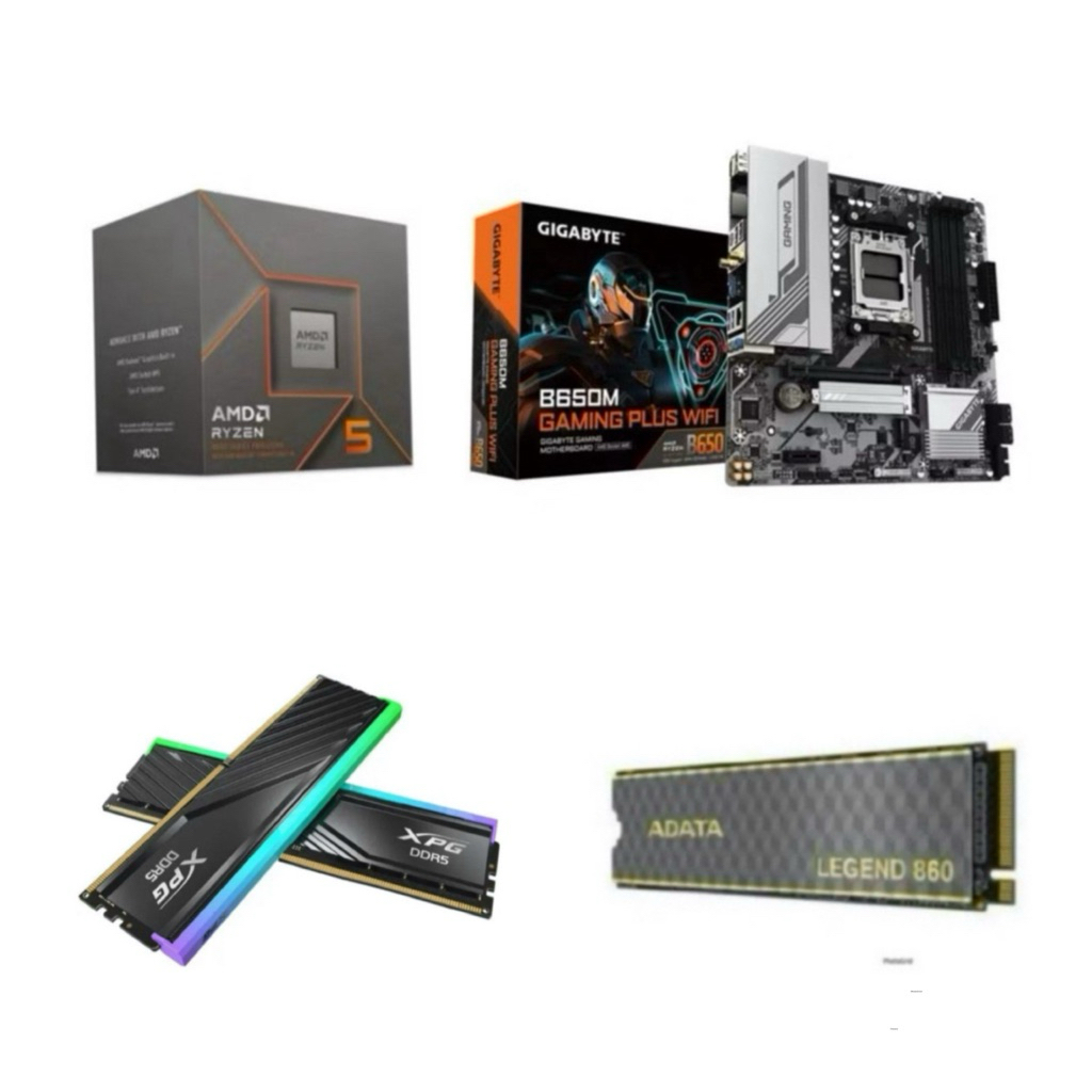Paket Processor Gaming AMD Ryzen 5 8600G Box RAM DDR5 32GB