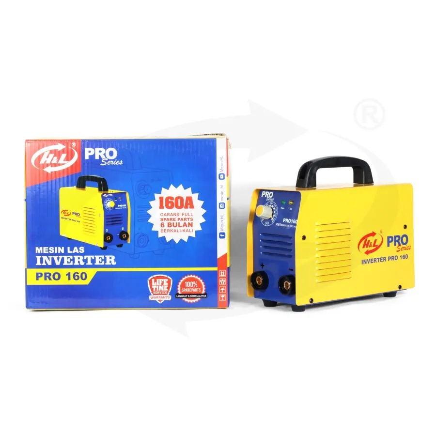 Mesin Las Listrik 160 PRO 1.300 Watt H&L Travo las Listrik Inverter Mesin Trafo Las 160 Pro HL HnL