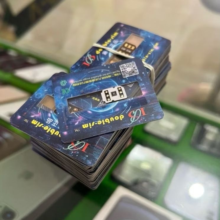Sim Sticker DBsim double-sim tanpa seting iPhone 13-17 SU unlock RSIM iPhone SUPPORT New ios