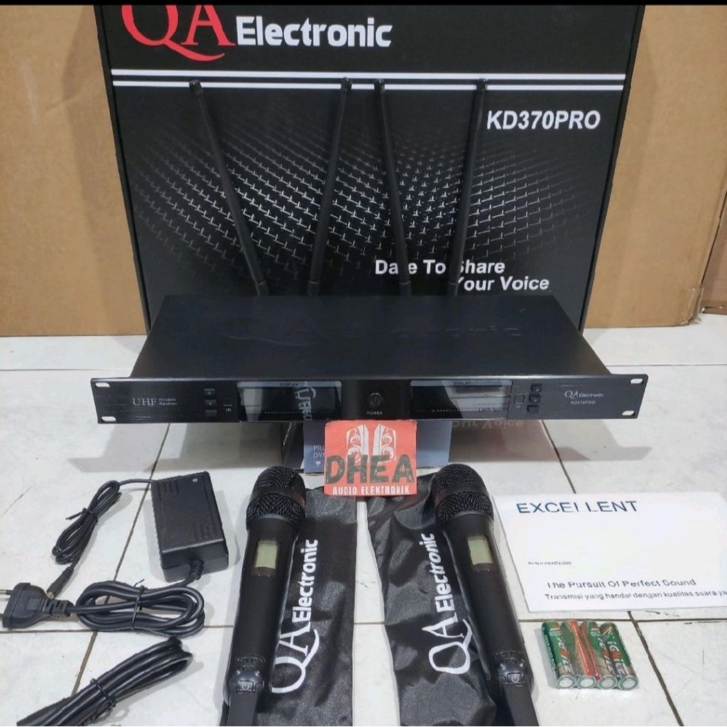 MIC WIRELESS QA ELECTRONIC RDW KD 370 PRO