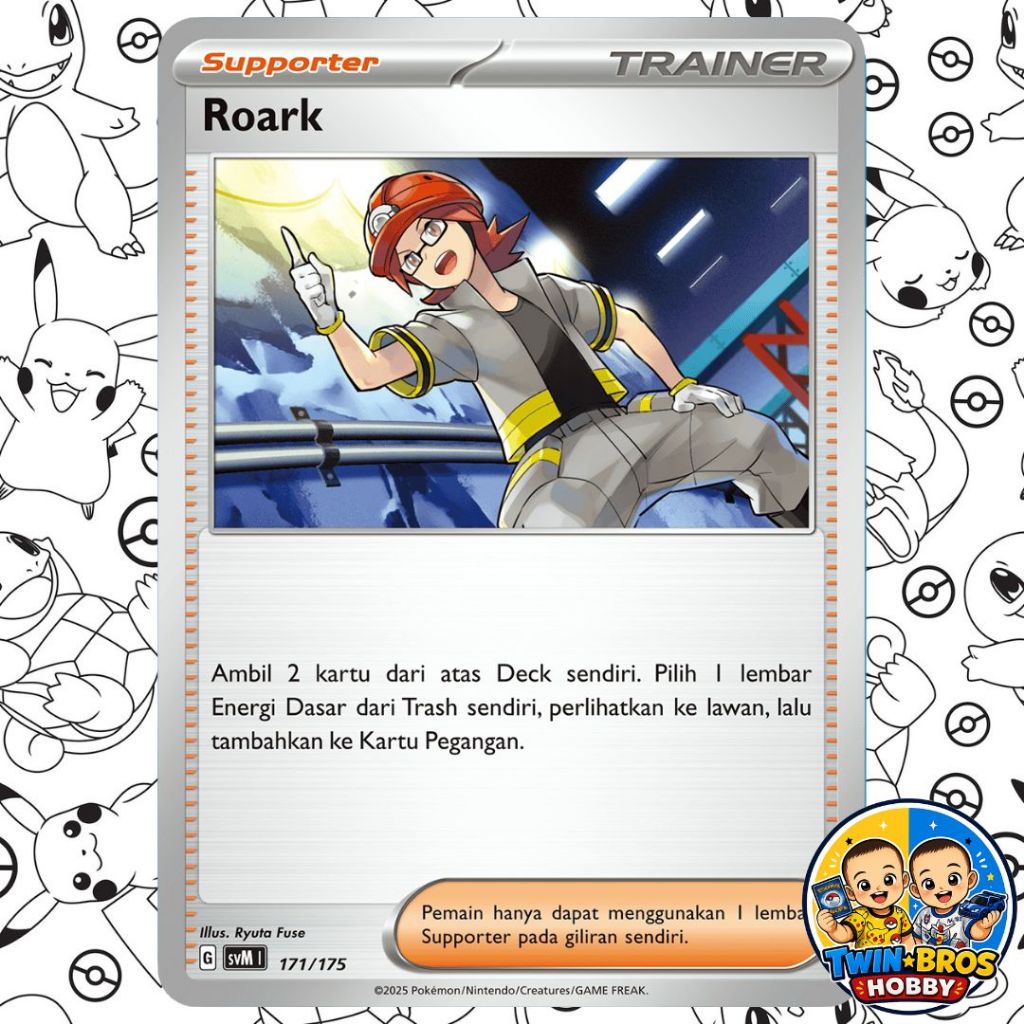 Roark 171 - Trainer Supporter - Kartu Pokemon TCG Indonesia