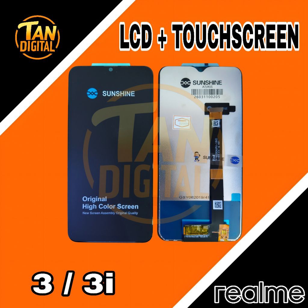 LCD REALME 3 / REALME 3i SUNSHINE