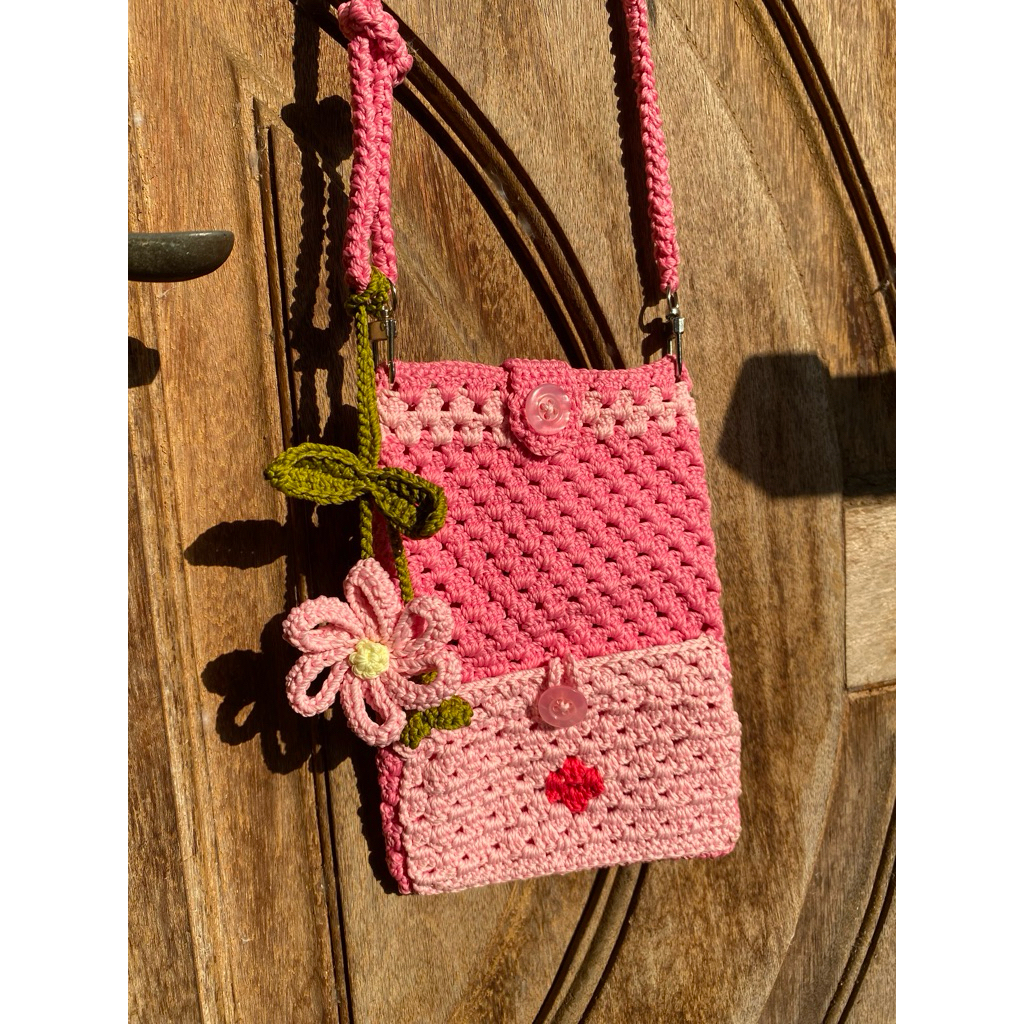 Blossom Phone Bag Crochet