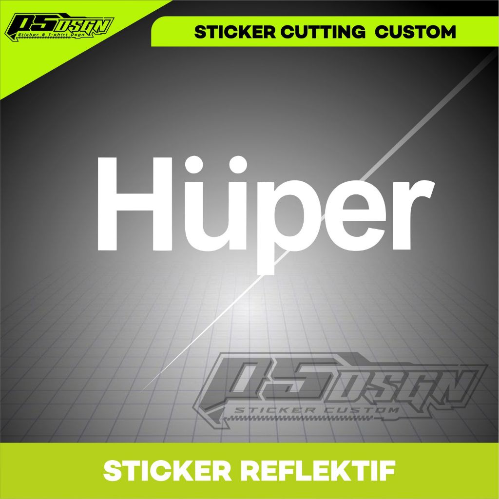 Cutting Sticker Audio HUPER.STICKER Sound System HUPER
