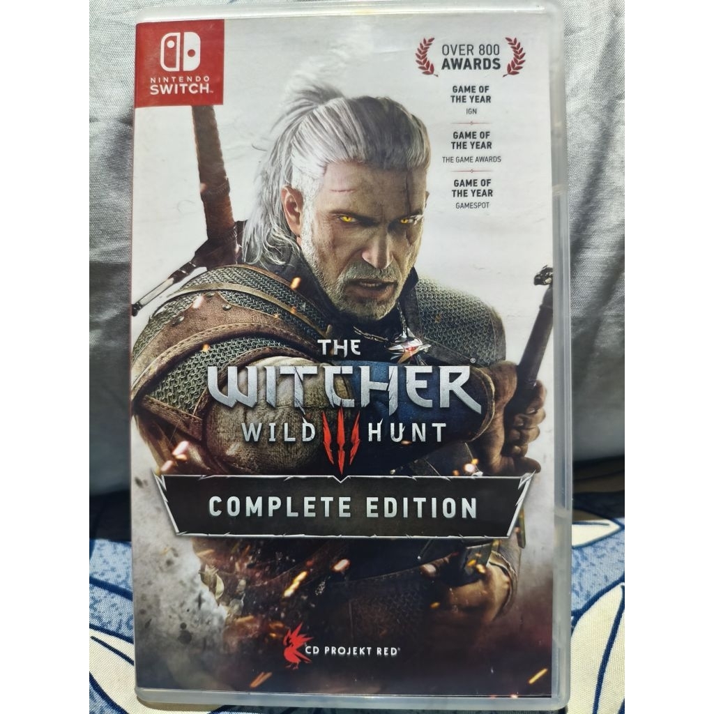 The Witcher 3 Nintendo Switch Cartridge Kaset Second Bekas