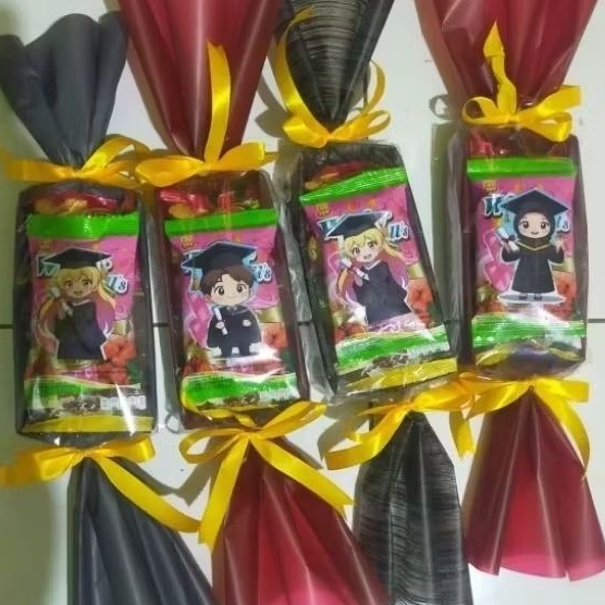 Mini Snack Buket Jajan Murah 5000an Parsel Jajan ultah wisuda Model Buket Candy Enak Estetik