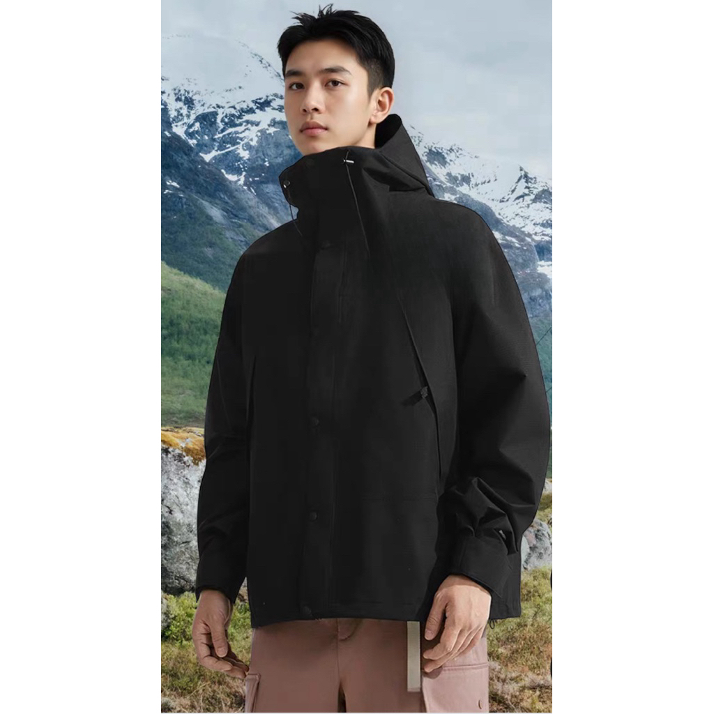jacket outdoor tenonet|3 layer|gore-tex|saku samping|