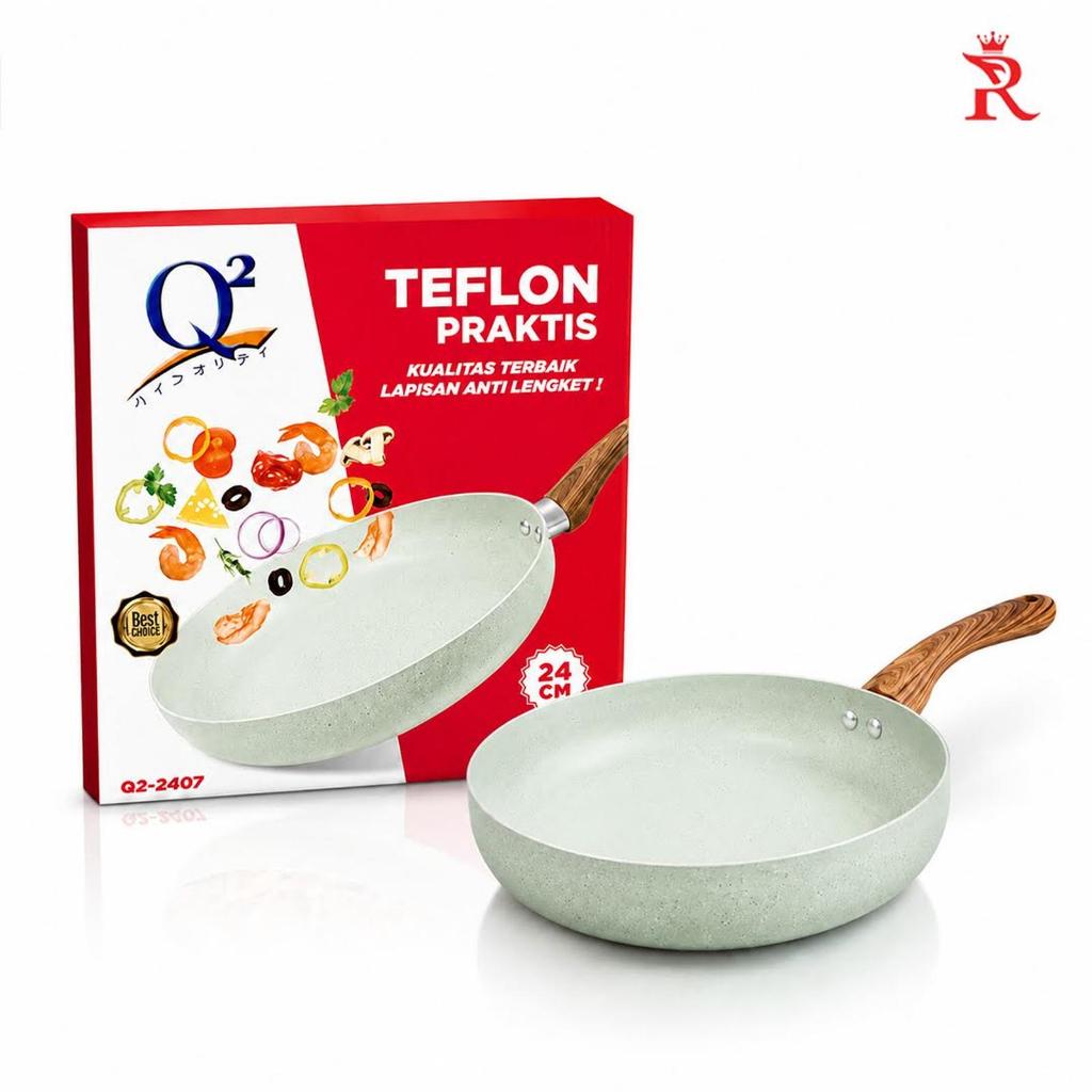 FryPan 24 cm Wajan Teflon Anti Lengket Q2