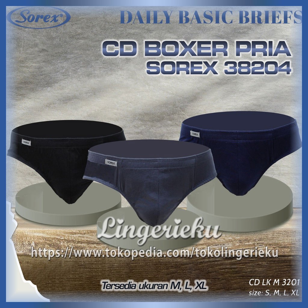 Sorex 3201 CD Celana Dalam Pria Tipe Segitiga Daily Basic
