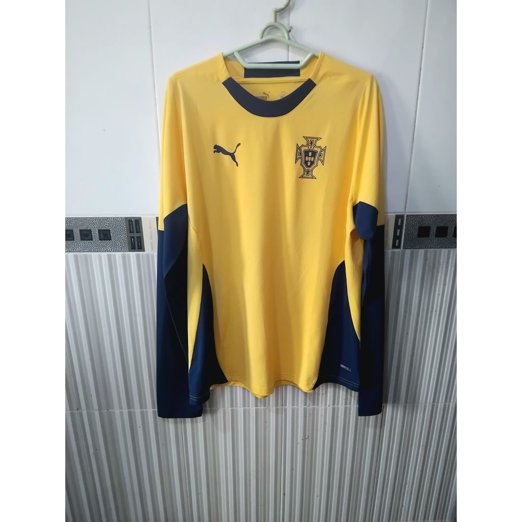 Jersey Original Portugal Prematch Training Longslevee Lengan Panjang 2025