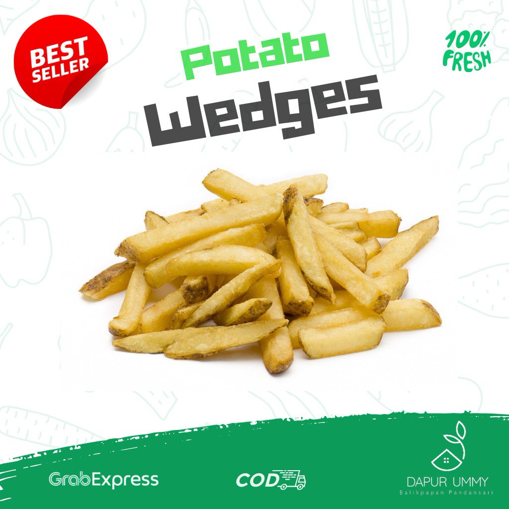 FROZEN • Potato wedges • Kentang wedges 1kg