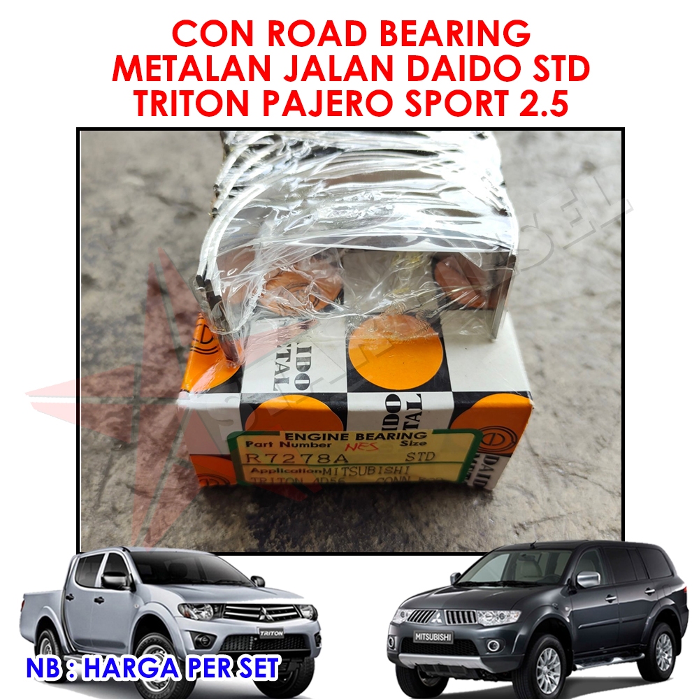CON ROAD BEARING METALAN RAUN DAIDO STD TRITON /PAJERO SPORT 2.5 METALAN JALAN PAJERO SPORT METALAN 