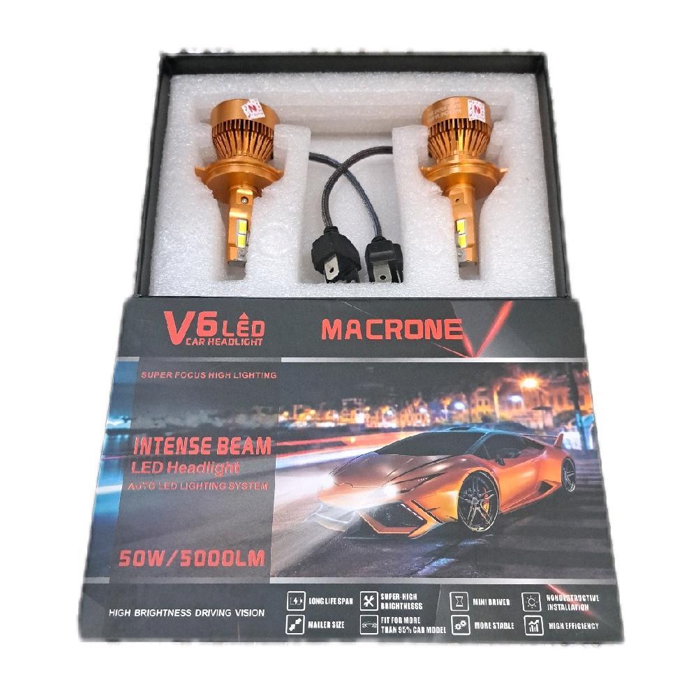 Lampu Led LED Lampu H4 V6 Macrone