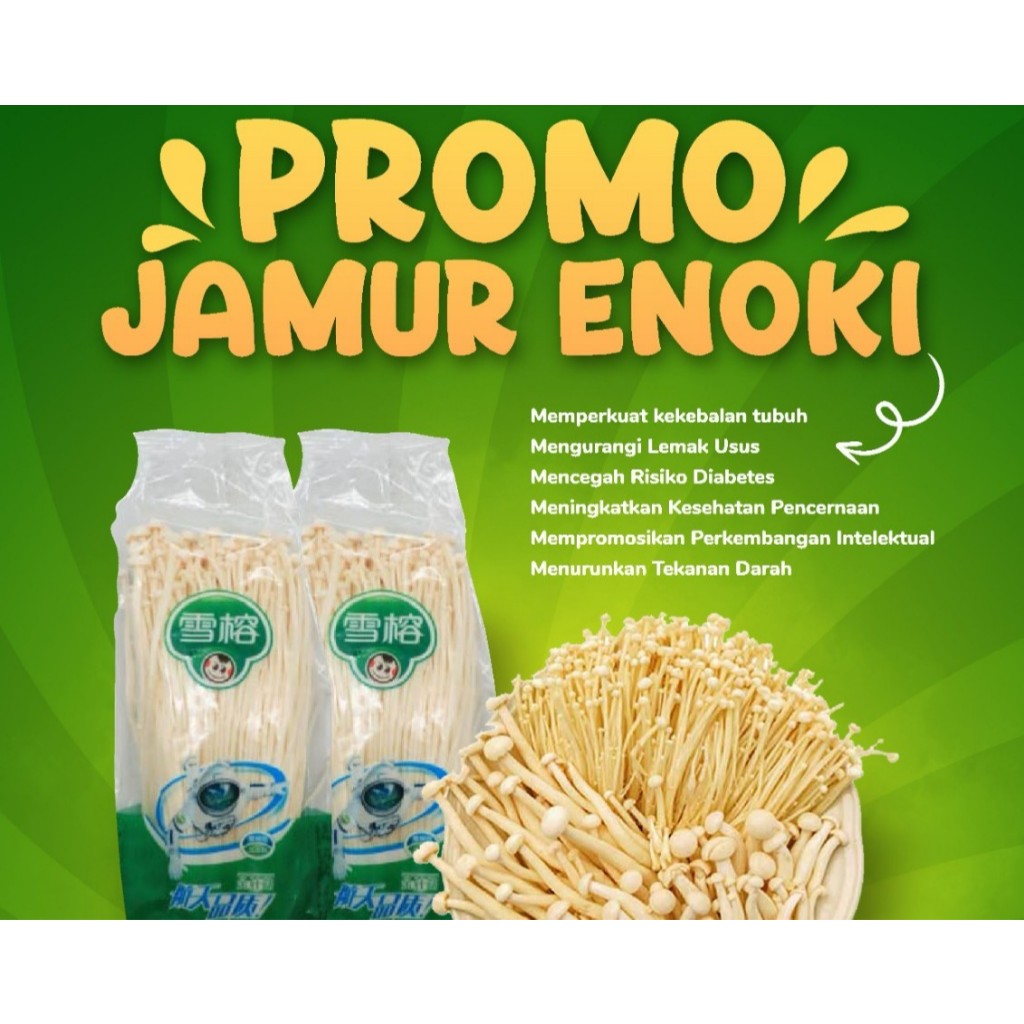 Jamur Enoki | Jamur Enoki 1 Dus