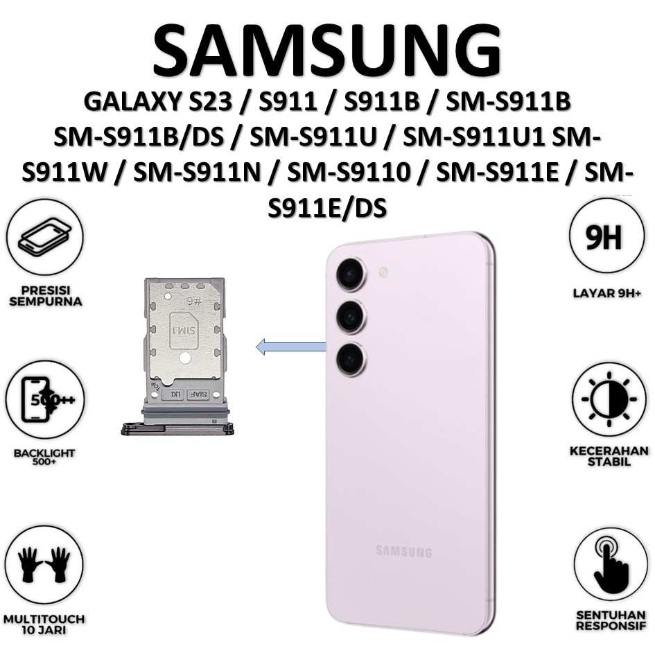SIMTRAY SAMSUNG GALAXY S23 / S911 / S911B / SM-S911B / SM-S911B/DS / SM-S911U / SM-S911U1 / SM-S911W