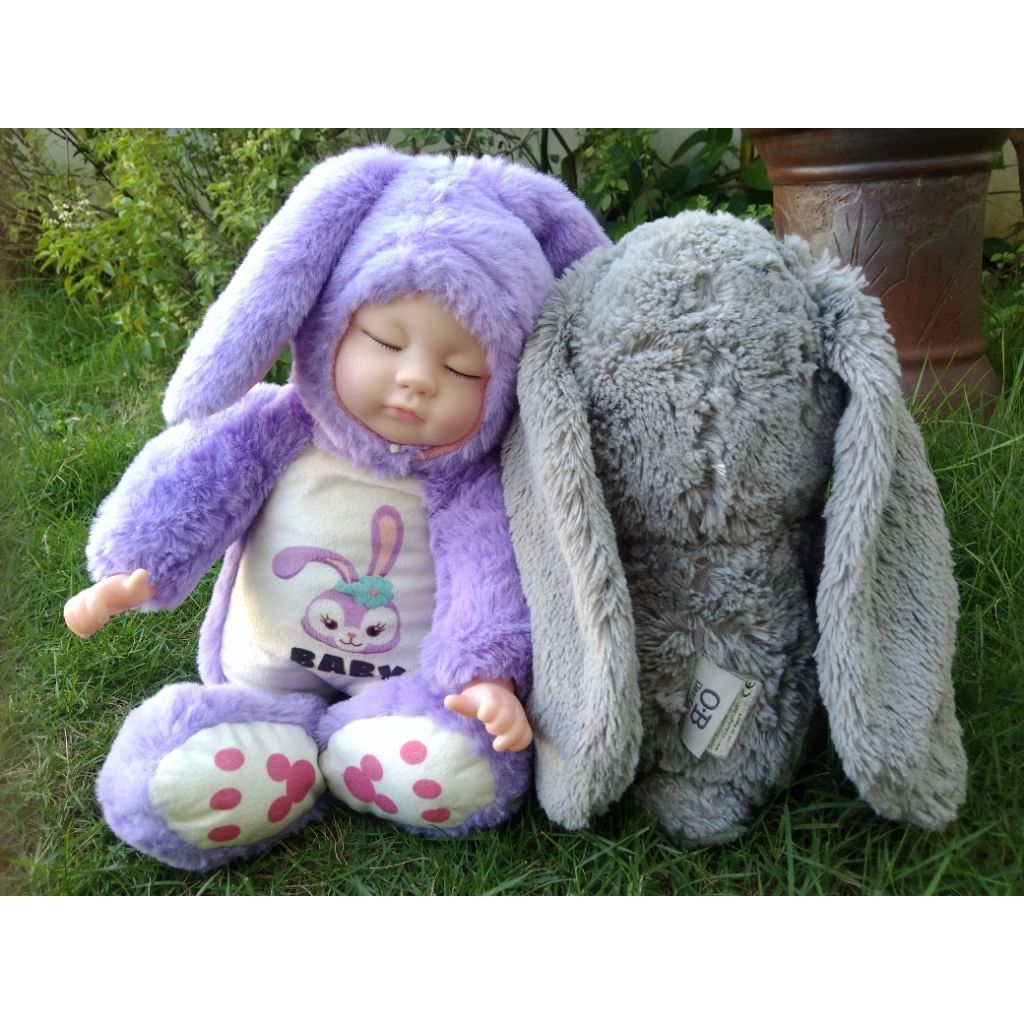 boneka bayi bunny set bunny lucu