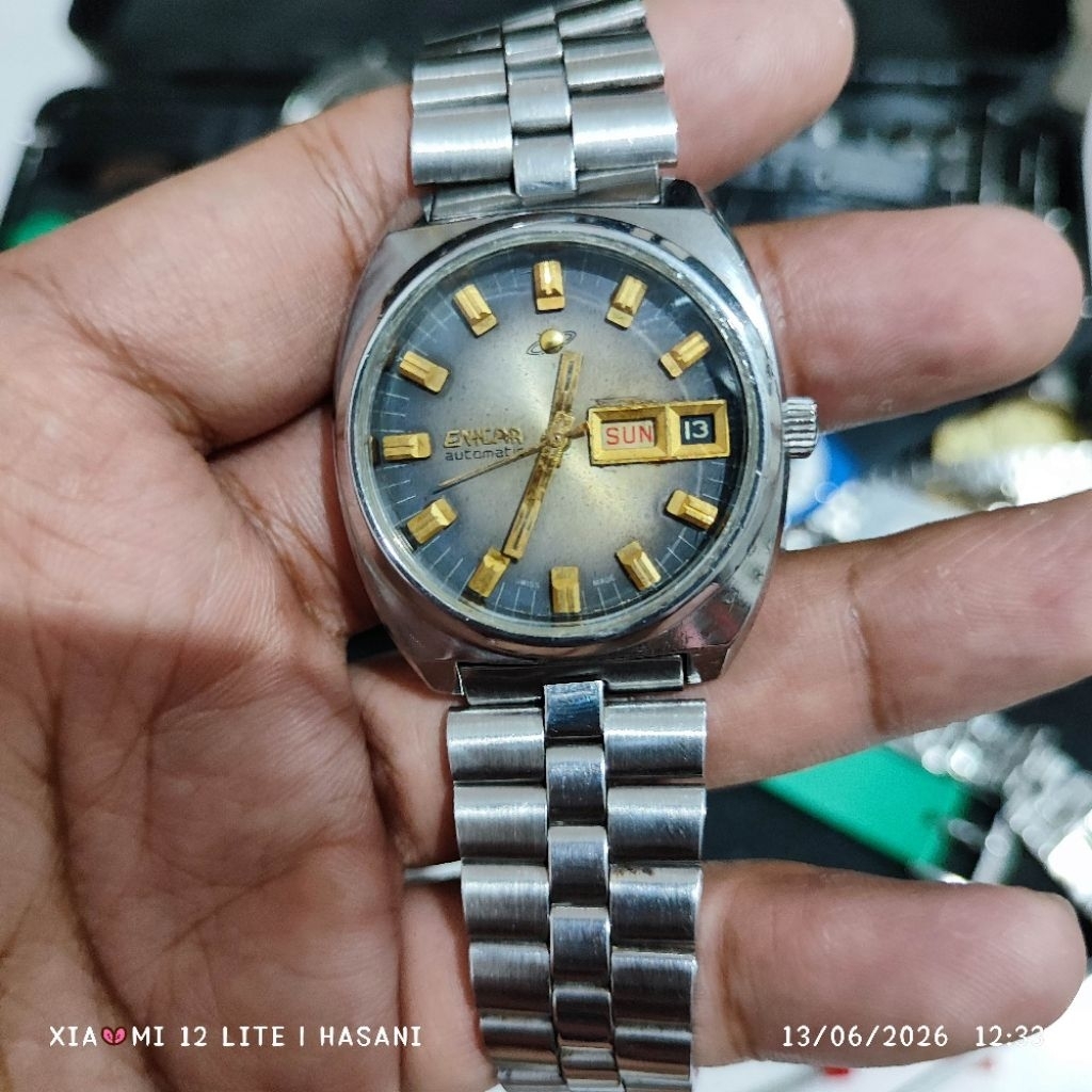 jam tangan enicar Swiss made