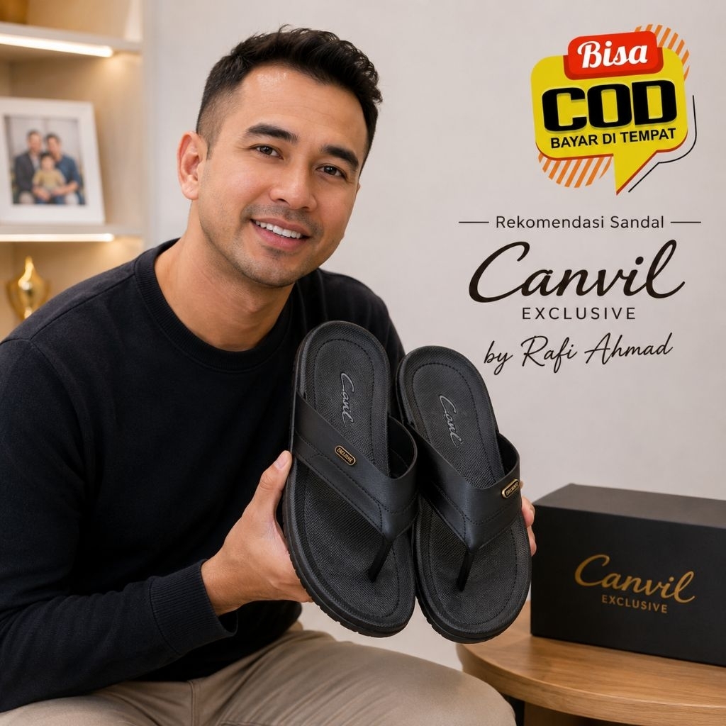 Sandal Japit Pria Sandal Kulit Pria Viral