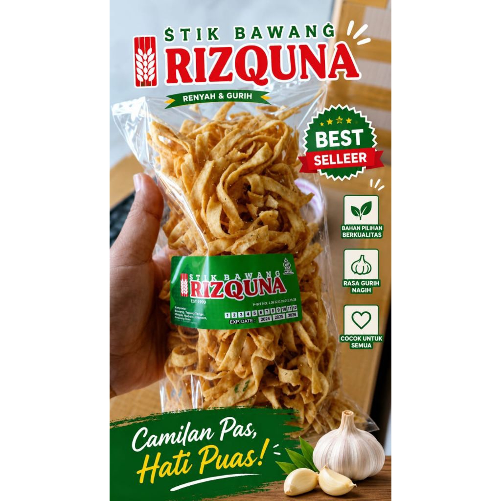 Stik Bawang Rizquna Snack jawa