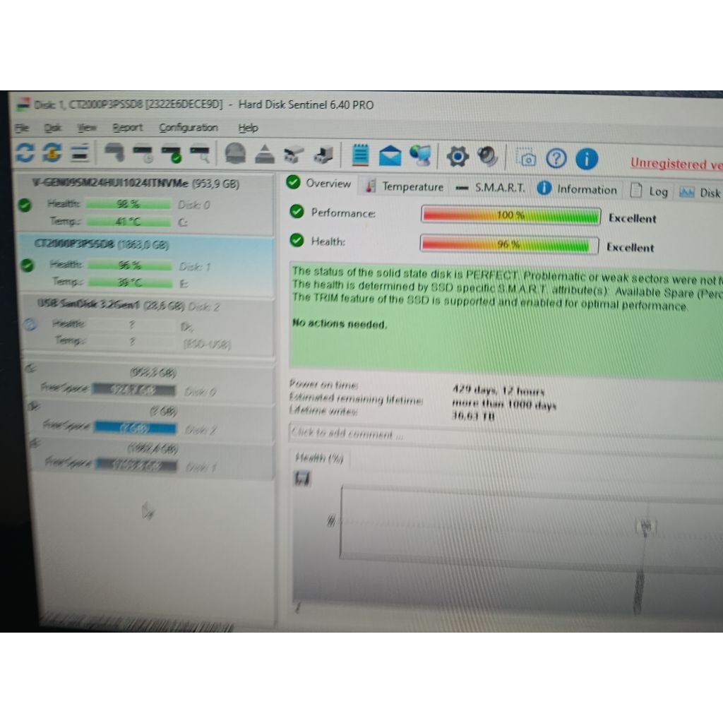 SSD NVMe Crucial p3 plus PCIe 4.0 M.2 2280 2TB