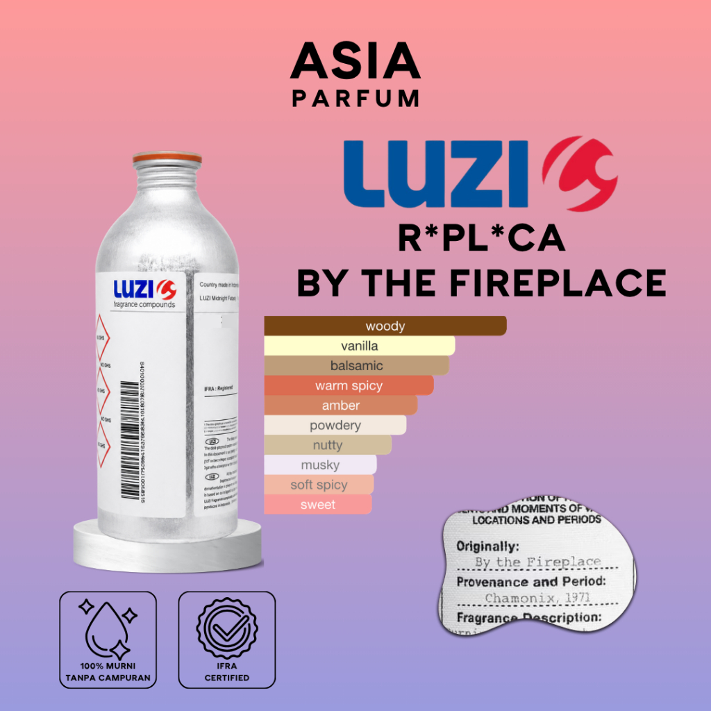 LUZI HOT TO TOUCH - BIBIT PARFUM BY THE FIREPLACE GRADE A - SEGEL & REPACK 100G