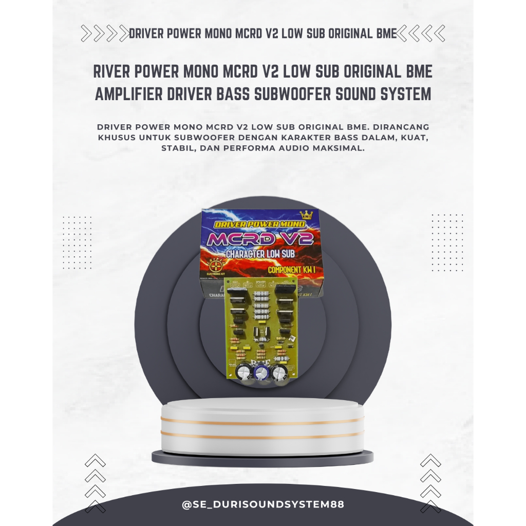 Driver Power Mono MCRD V2 Low Sub By BME