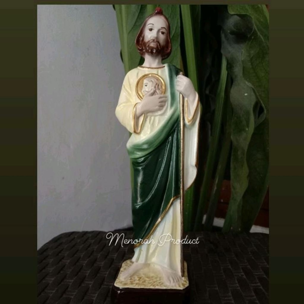 Patung Santo Yudas Tadeus. 20cm
