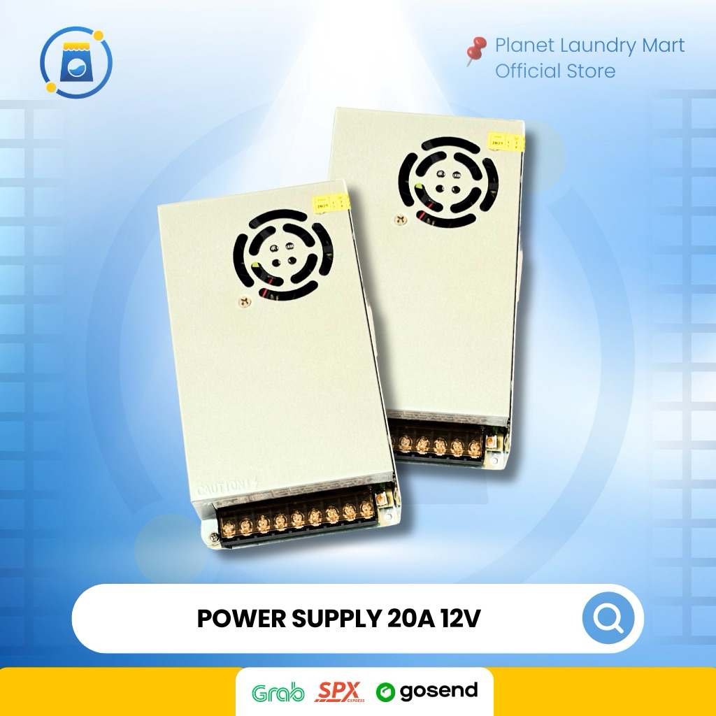 GLENZ POWER SUPPLY 20A 12V / POWER SUPPLY CCTV 20A 12V - GP-20A