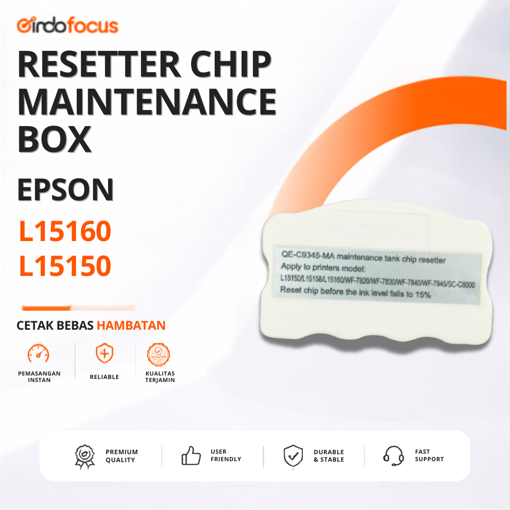 Resetter Chip Maintenance Box Epson L15150/L15160/M15140 - Indofocus