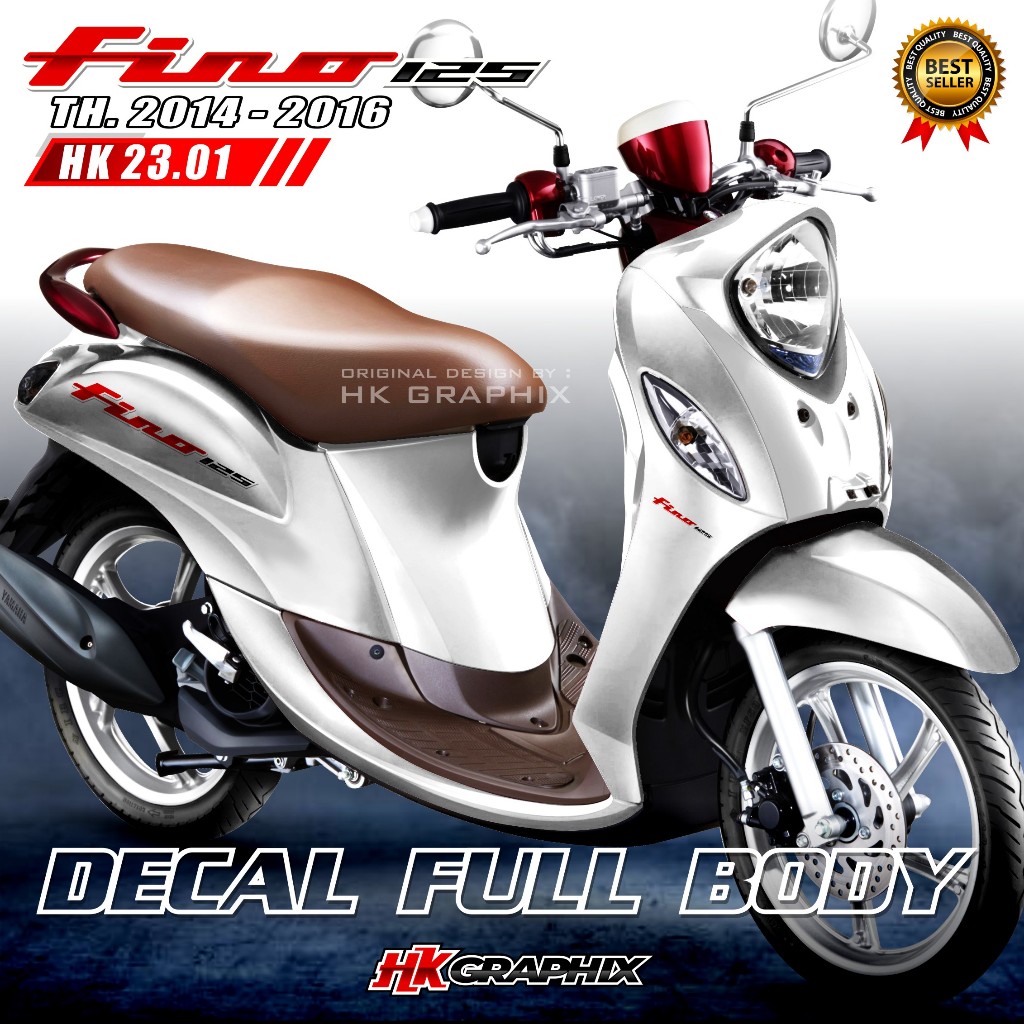 Decal Sticker Fino 125 Full Body 2014 2015 2016 Fino Fi Grande Polos Simple RI Graphix 23.01
