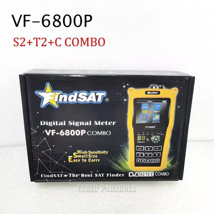 VF 6800 findsat Combo Sat finder DVB-T2 DVB-S2 DVB-C