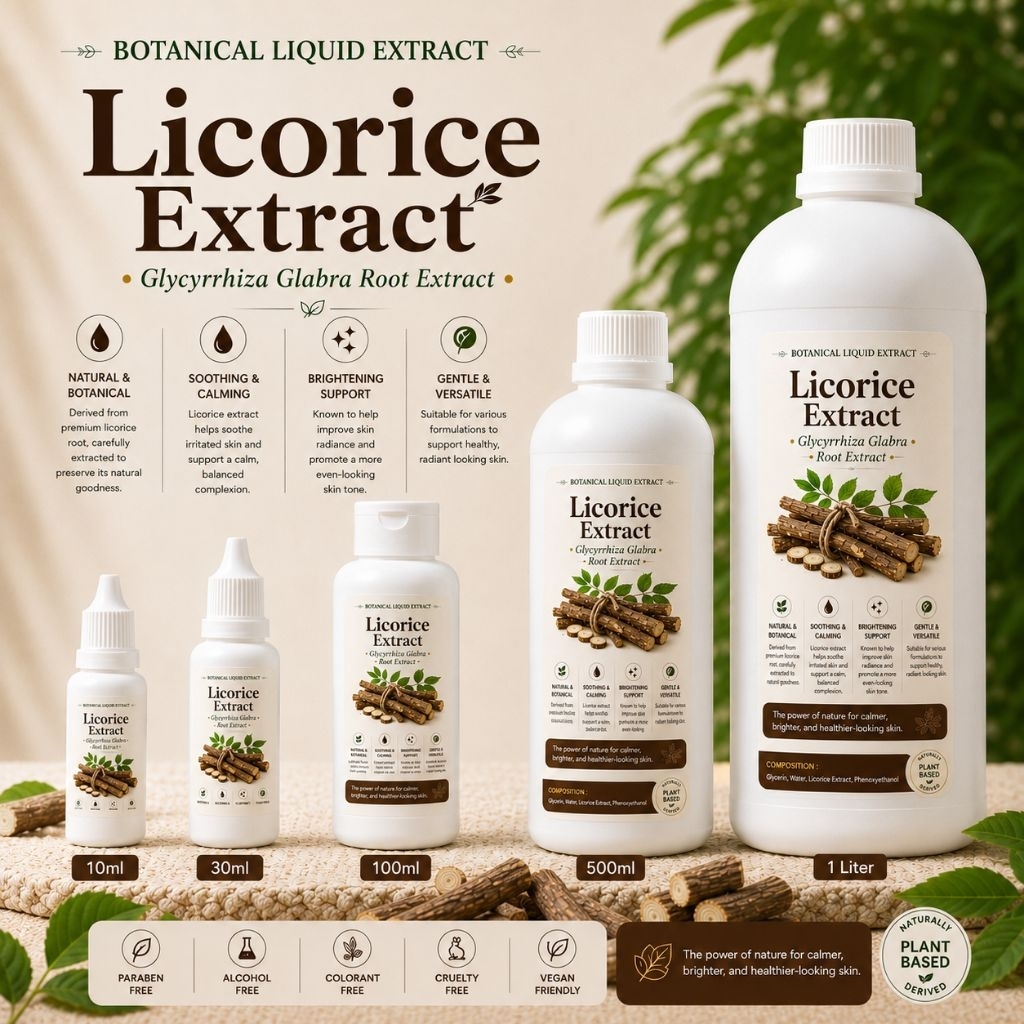 Licorice Extract / Ekstrak Licorice 1 Liter