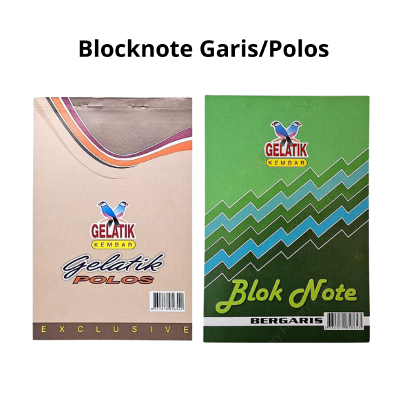 Blocknote Gelatik Polos Garis Notebook gelatik