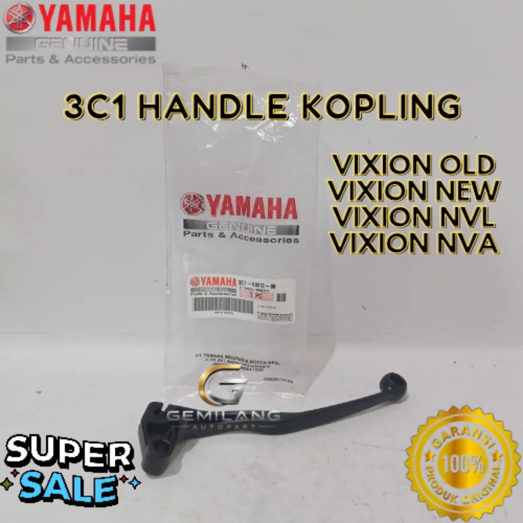 HANDLE KOPLING KODE 3C1, HANDLE KOPLING VIXION OLD, HANDLE KOPLING VIXION NEW, HANDLE KOPLING VIXION