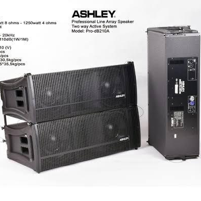 Speaker Line Array Ashley Pro Db210 A 1Pcs 2Way Aktif 10 Inch Original Active Db 210 Db210a ( Bayar 