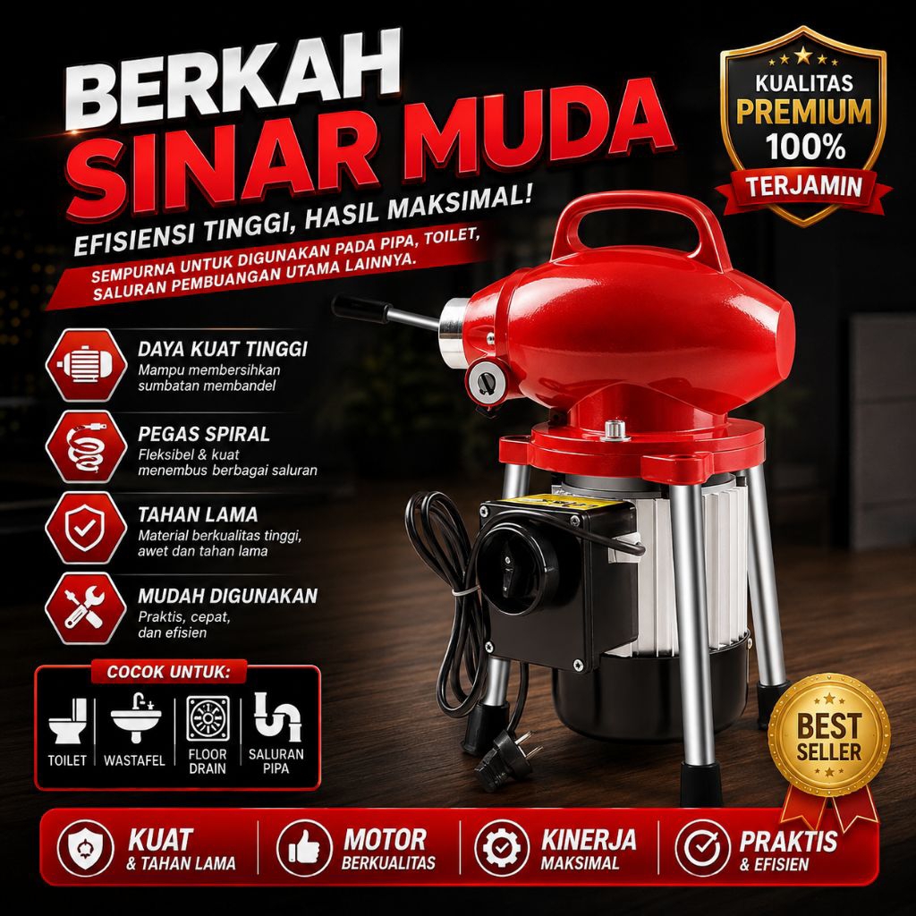 Solusi Saluran Mampet Mesin Bor Ridgid Drain Cleaner Pembersih - Mesin Bor-2031