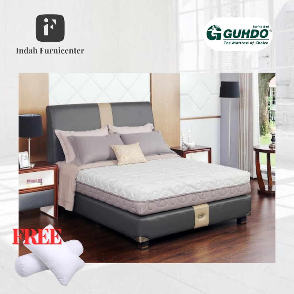 Kasur springbed Guhdo Back pedic with Ventilated natural latex layer  plus extra hard pressured foam