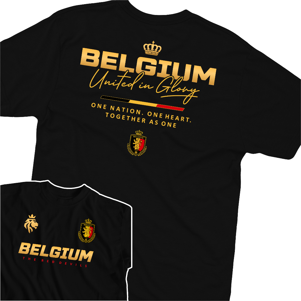 Kaos Belgium The Red Devils United For Glory New Series Piala Dunia Fifa World cup 2026 Baju World c