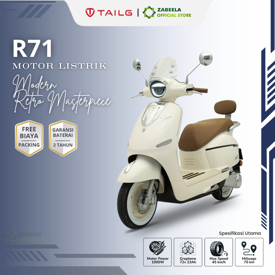 Motor Listrik TAILG R71 - Graphene Battery