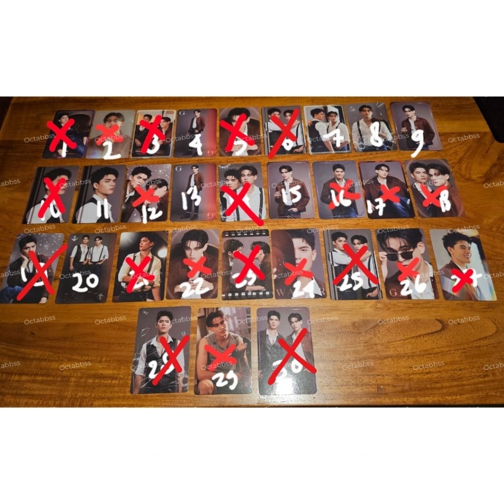 [Ready Stock] OFFICIAL GMMTV JOSSGAWIN FANCON PHOTOCARD | JossGawin PC | GMMTV Official Photocard