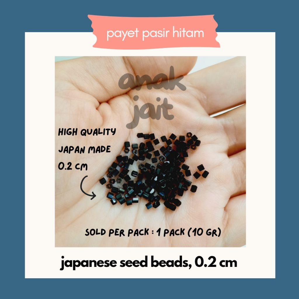 Payet Pasir Jepang 10 Gram / Mote Payet Pasir Jepang Original / Payet Jepang Bambu Patah / Manik Mot