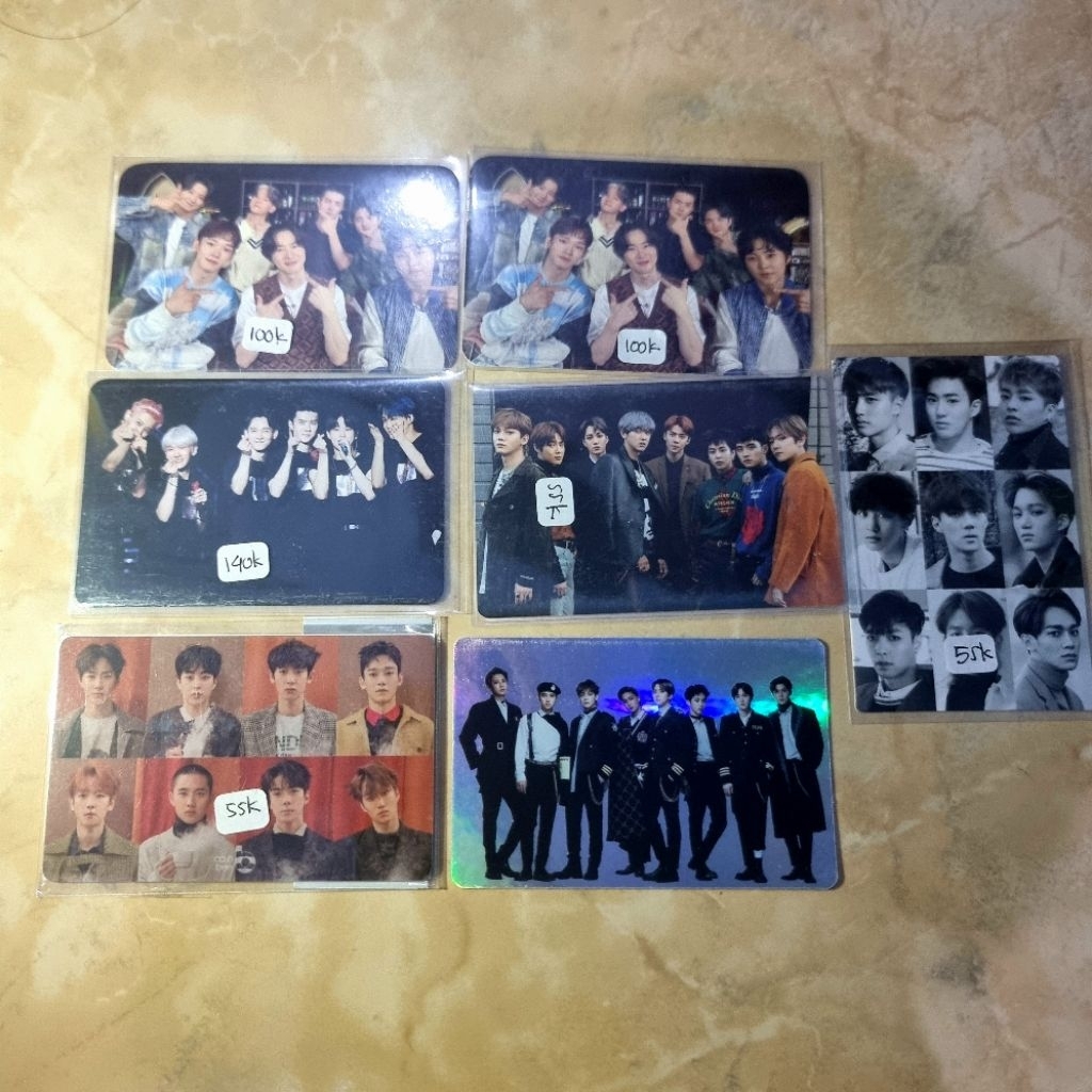 PC EXO GRUP OFFICIAL PHOTOCARD