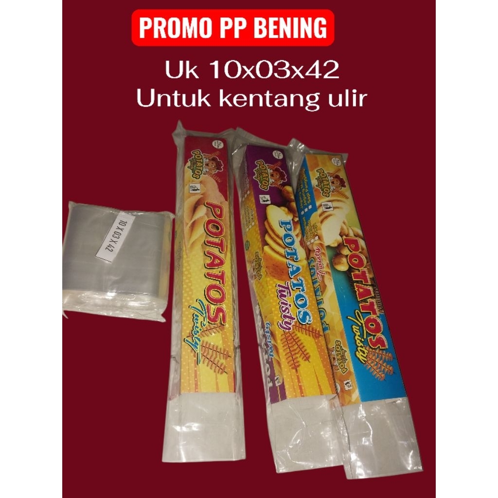 plastik kentang  spiral plastik kentang ulir kemasan plastik kentang spiral