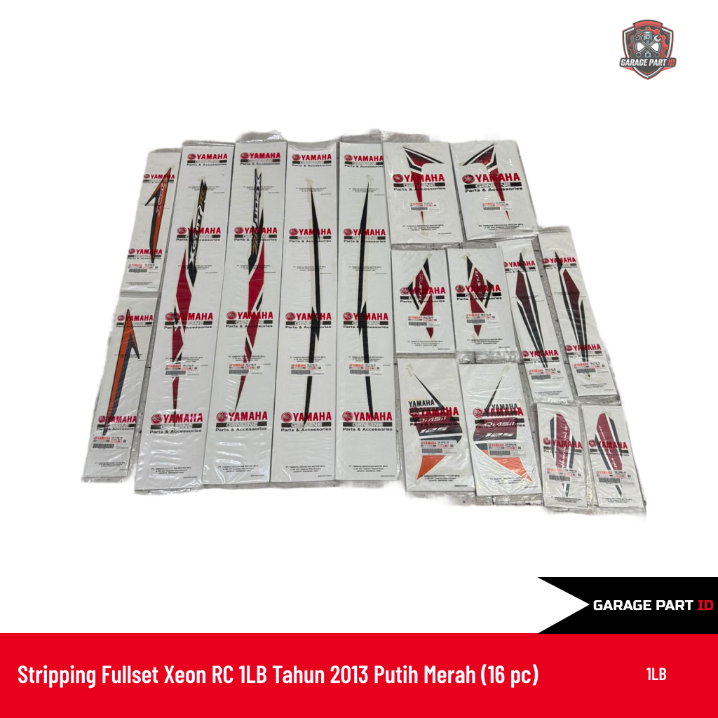 Stripping Fullset Xeon RC 1LB Tahun 2013 Putih Merah