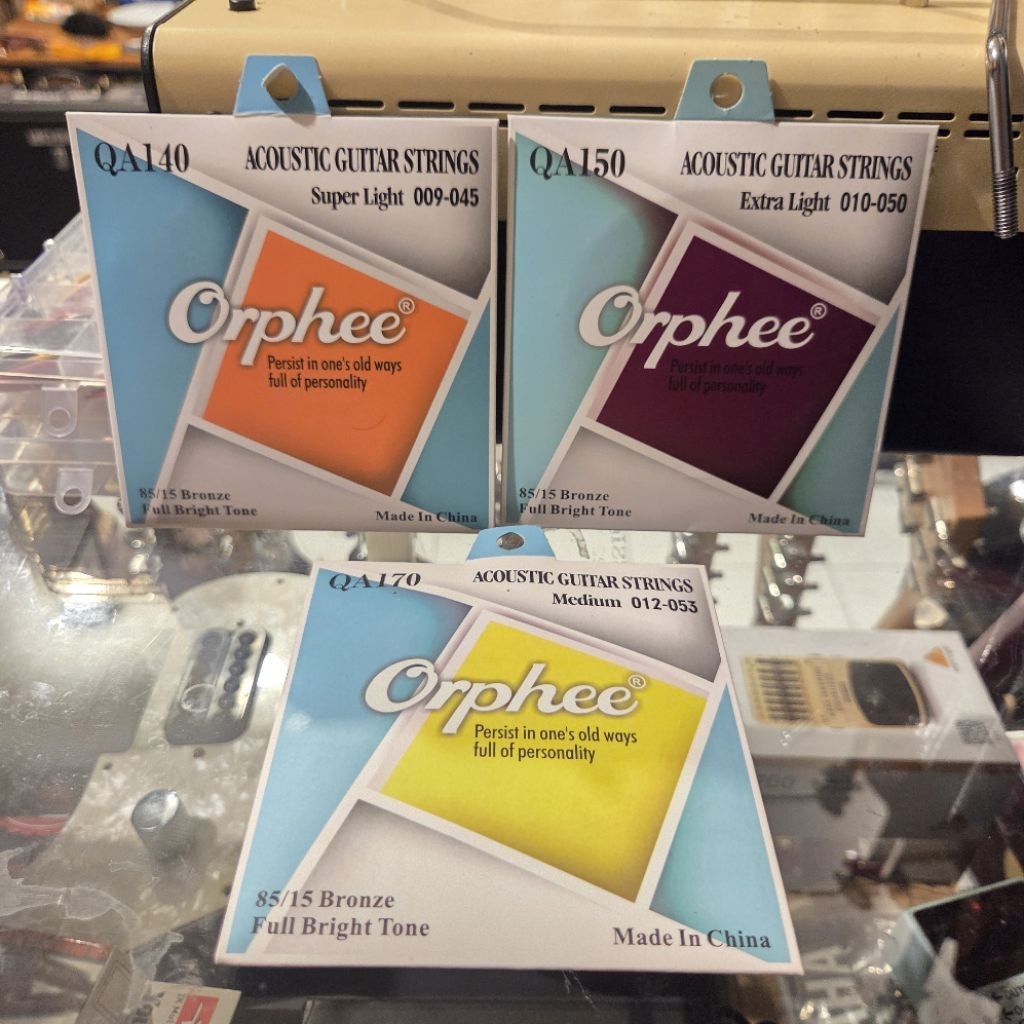 Senar Gitar Akustik Orphee QA150 QA140 QA170 ORIGINAL / Acoustic Strings Orphee